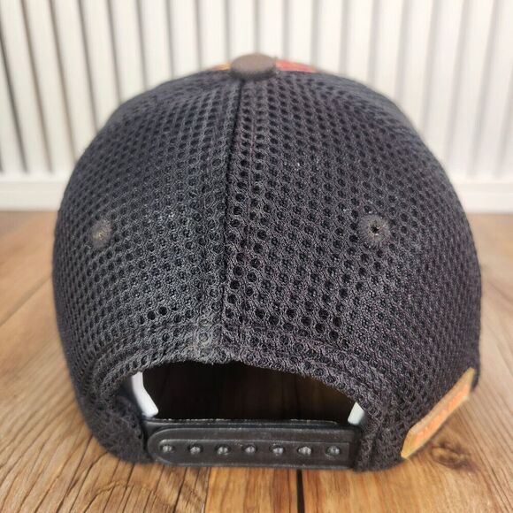 Imperial Pura Vida Hat Cap Snapback Black Colorful Mesh Check Bottle Opener Beer - Picture 4 of 10